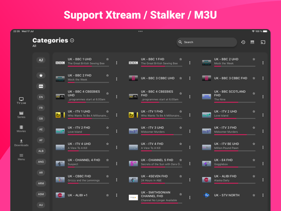 Screenshot #4 pour IPTV Smarters Player Expert