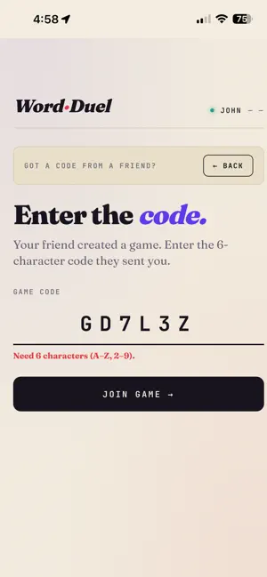 Word·Duel screenshot 2
