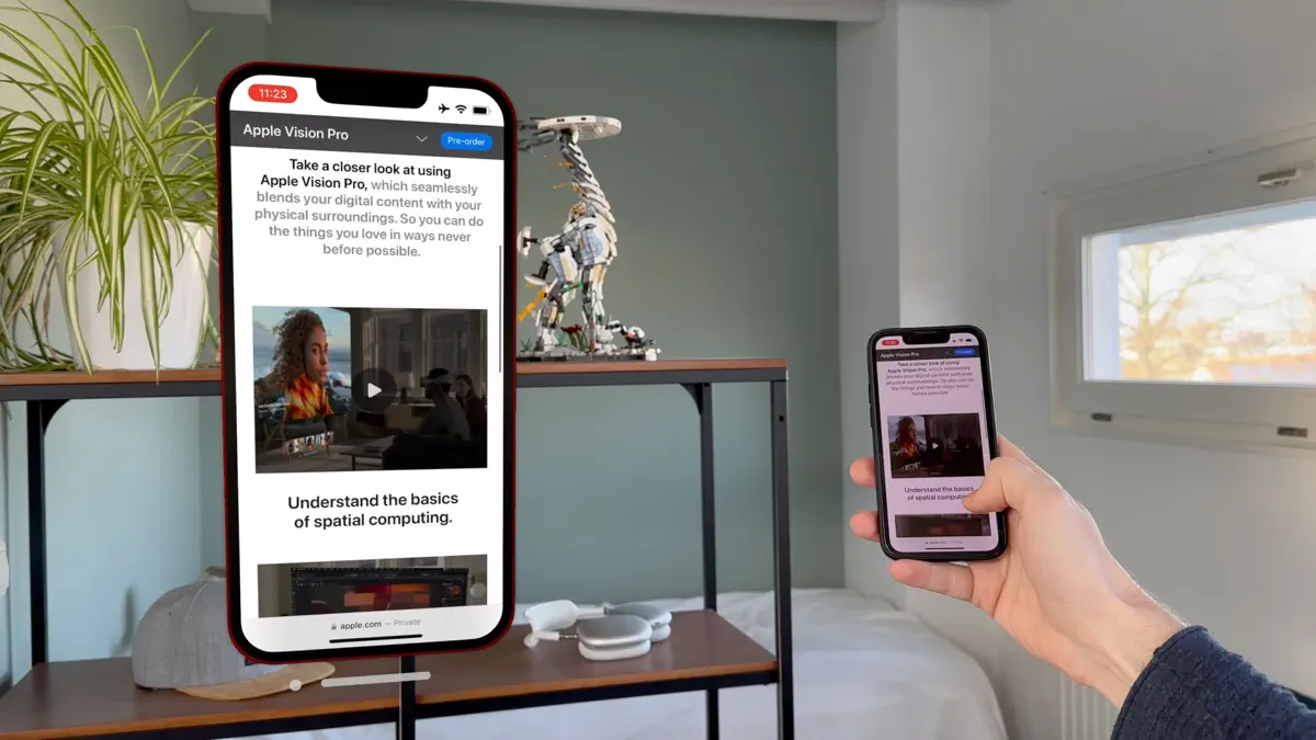Bezel: Spatial Phone Mirroring screenshot 1