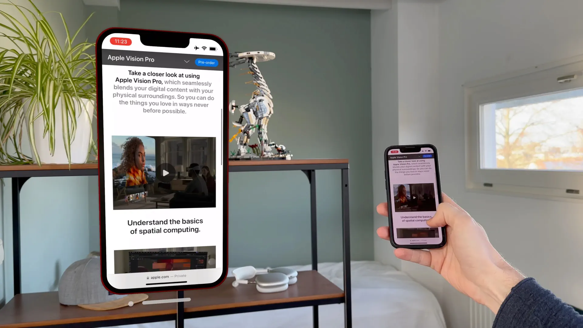Bezel: Spatial Phone Mirroring screenshot