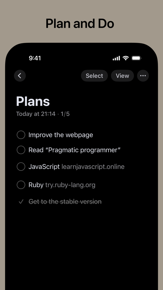 #7. Still: simple lists (iOS) By: Nikita Vlaskin