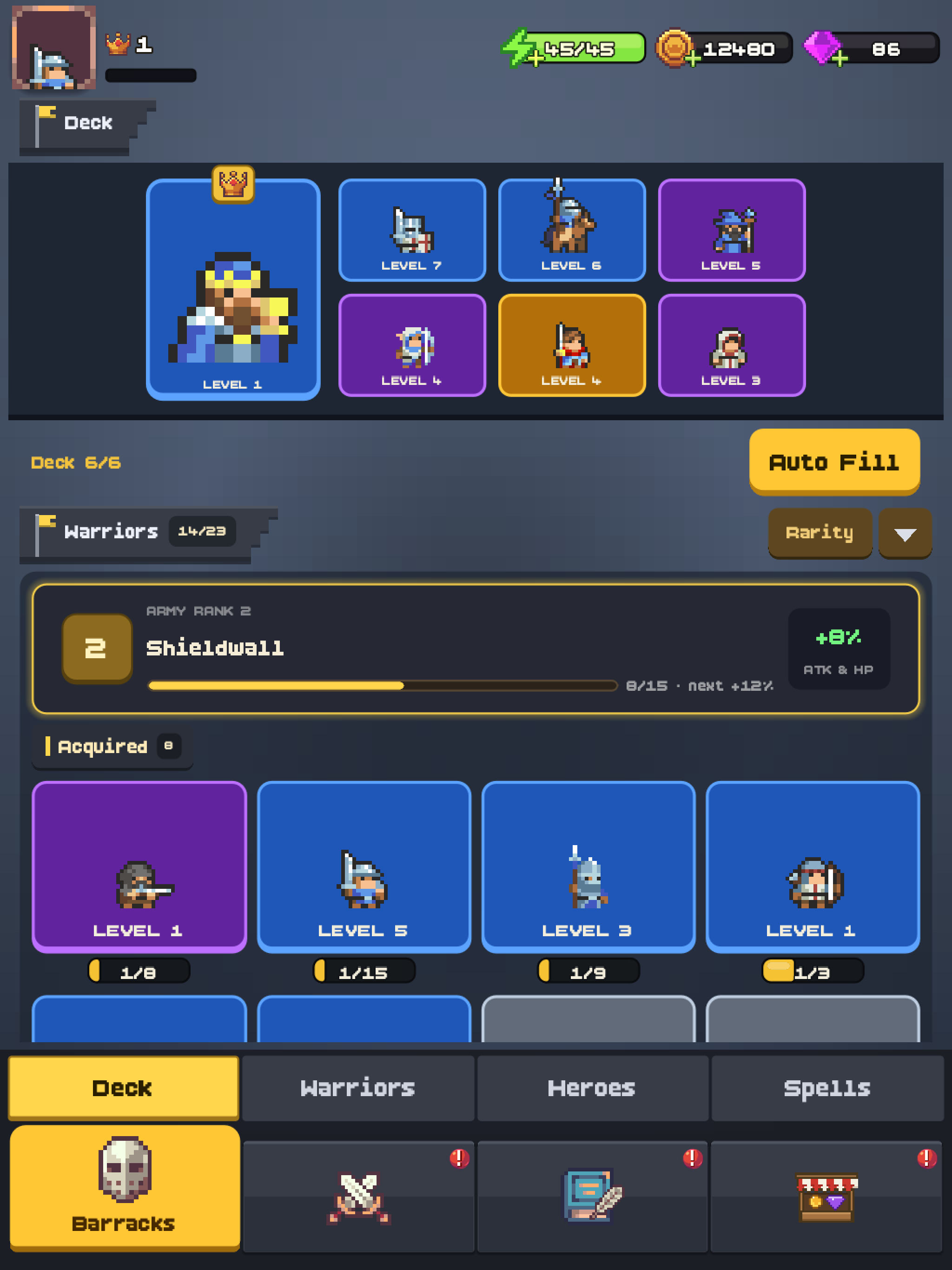 Pixel Warriors: Idle TD screenshot 9