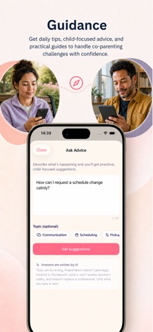 PeaceParent: Co-Parenting iPhone screenshot