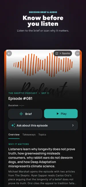 MetaPodcast: AI Podcast Player screenshot 3