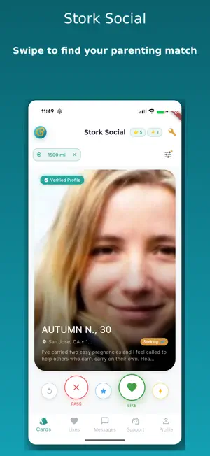 Stork Social: Sperm Donor App screenshot 3