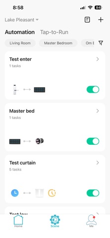 Homes Automate iPhone screenshot