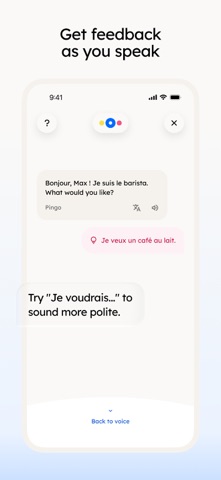 Language Learning: Pingo AI App Store preview screenshot 3