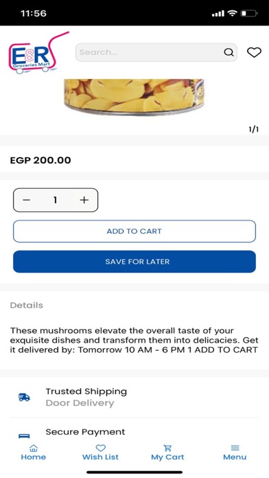 E&R Groceries Screenshot