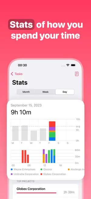 Timesheet tasks: Time Deposit screenshot 3