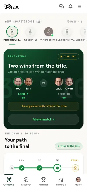 PADL: Compete, Coach, Connect screenshot 4
