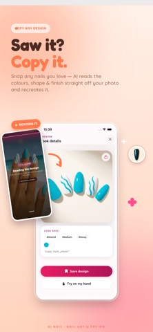 AI Nail: Nail Art & Try-On iPhone screenshot