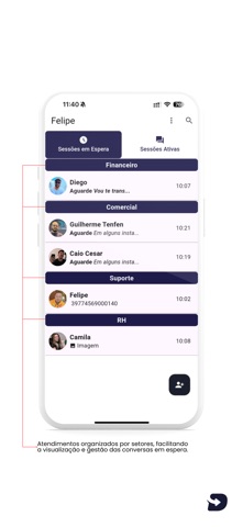 dChat App screenshot
