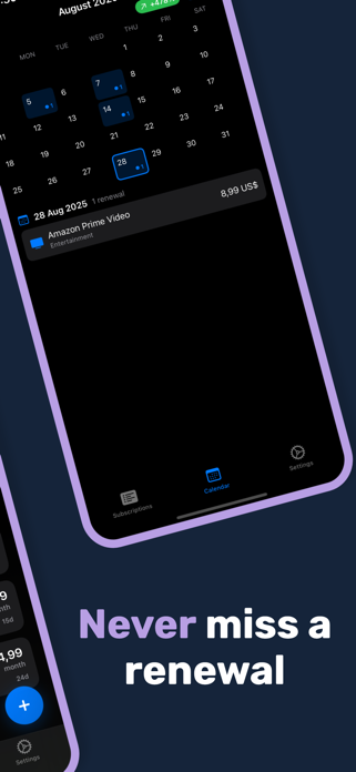 Subscription Manager - Traffic Screenshot 2 of 7