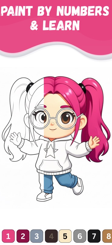 K-POP idols Coloring by Number screenshot 7