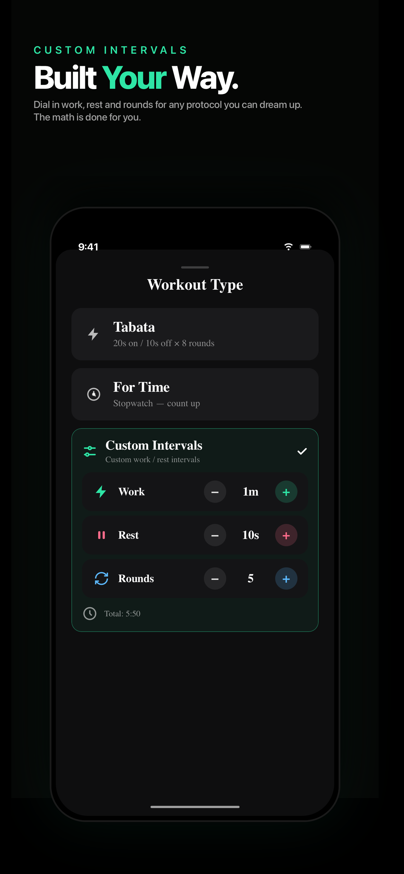 Simple WODTimer