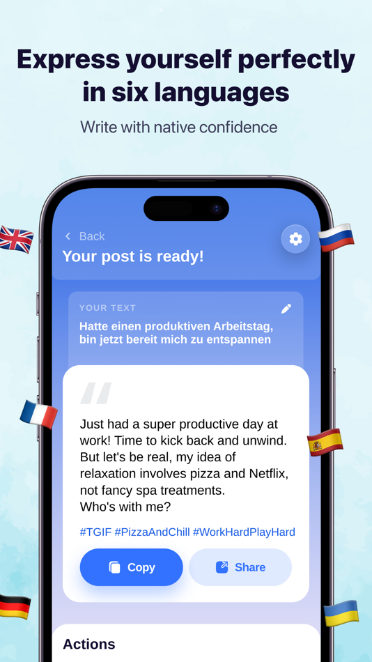 #5. PostPro: AI Generated Posts (iOS) By: Cyberdeen LLC
