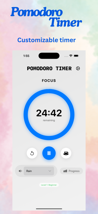 Pomodoro Timer deepfocus Screenshot 1 of 4
