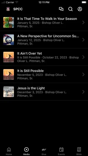 Sure Promise Christian Church screenshot 2