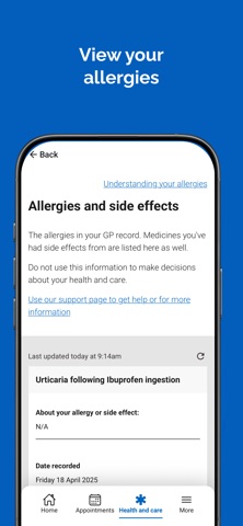 MyCare.scot iPhone screenshot 4