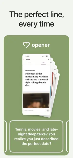 Opener - Dating App Rizz Lines screenshot 2