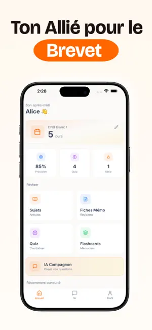 PrépaDNB iPhone screenshot 1