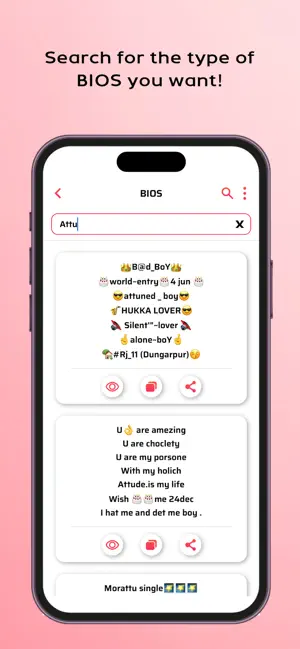 SocialSpark - Hashtags, Bios screenshot 3