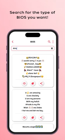 SocialSpark - Hashtags, Bios screenshot