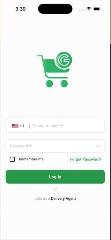 Goluife Delivery Agent screenshot