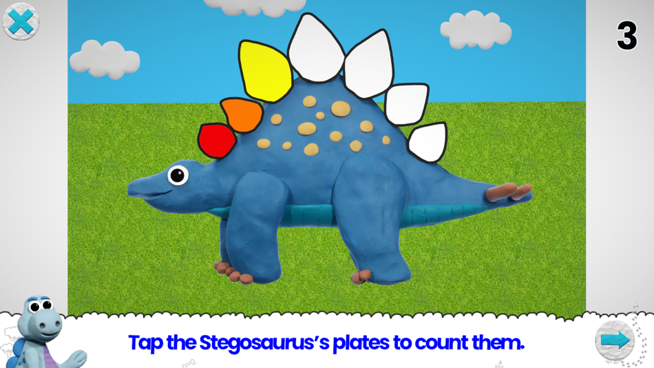 #3. Read & Play: Dinosaur Numbers (iOS) 由: Red Chain Games Ltd