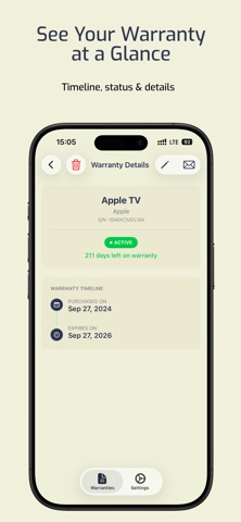 Warranty Claim Assistant iPhone screenshot