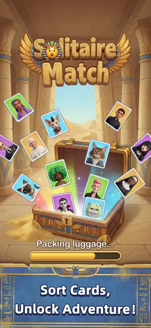 Solitaire Match - Emoji Pop screenshot 1