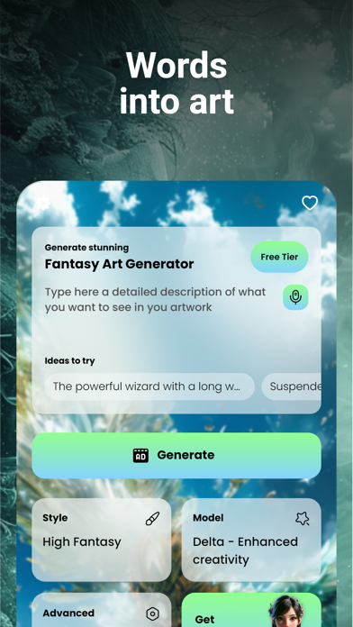 Fantasy AI: Art Creator Screenshot