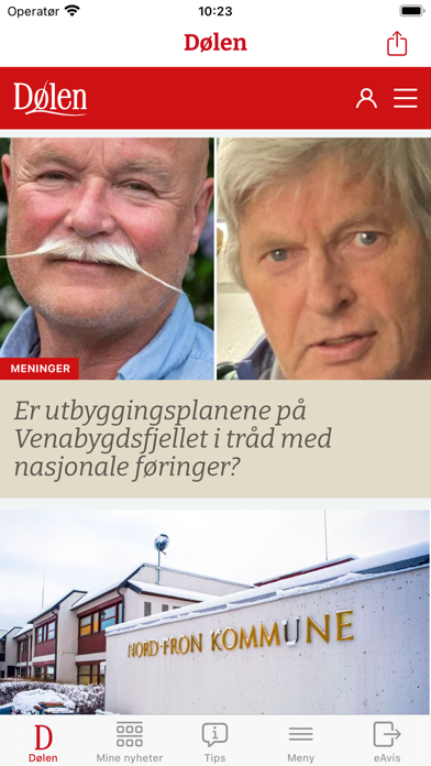 Dølen Nyheter Screenshot