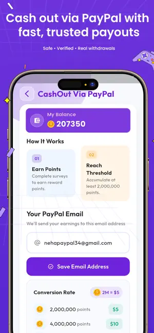 Earnify: MakeMoney Paid Survey screenshot 4