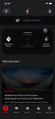 Polonia Warszawa iPhone screenshot 2