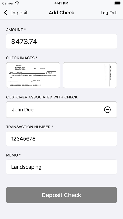 4SB Mobile Remote Deposit Screenshot 4 of 4