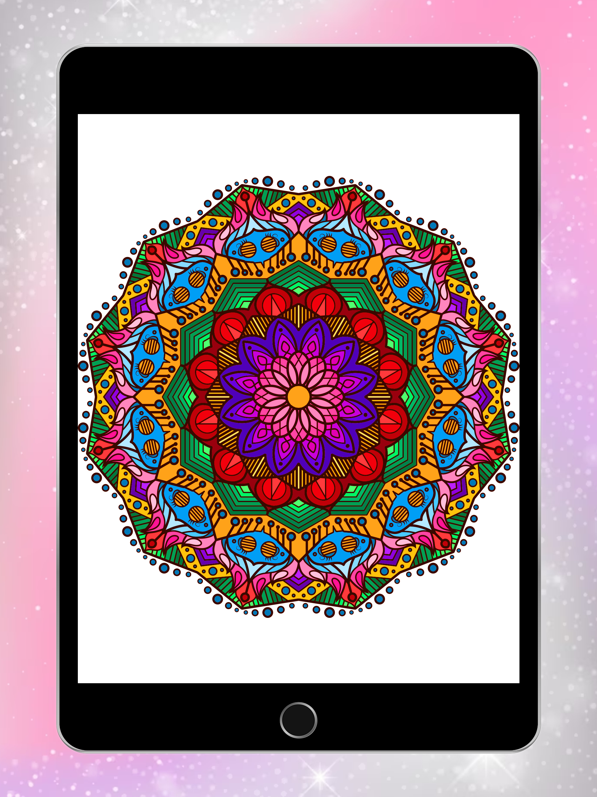 Mandala Color by Number Book screenshot 18
