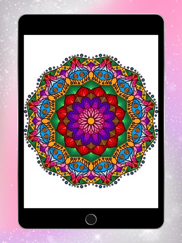 Mandala Color by Number Book iPad screenshot