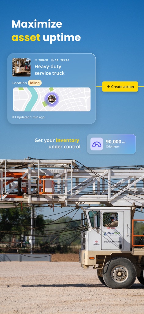 SafetyCulture (iAuditor) - This platform provides a detailed overview of assets, including "real-time location tracking" and the ability to "create immediate actions" for maintenance.