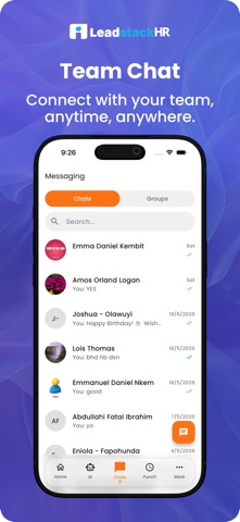 Leadstack HR iPhone screenshot