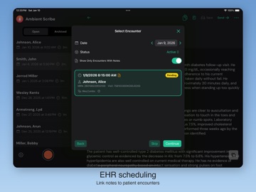 Ambient Scribe ipad screenshot 4