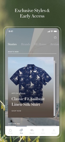 Ralph Lauren: Luxury Shopping iPhone screenshot