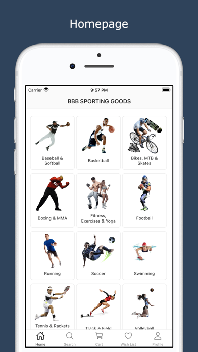 BBB Sporting Goods Screenshot