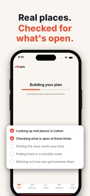 Roam: Day Trip Planner screenshot 2