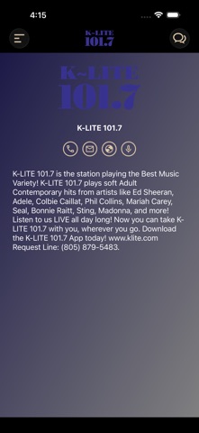 K-LITE 101.7 screenshot