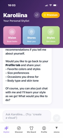 Karoliina Fashion Styler iPhone screenshot