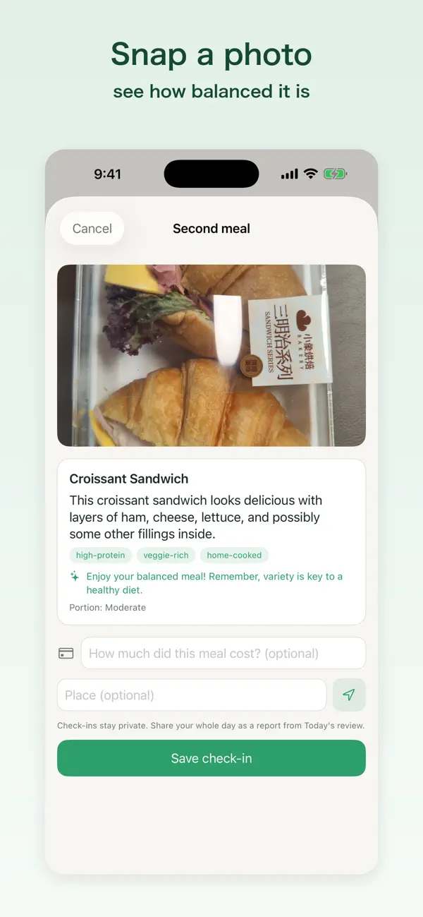 Screenshot #3 pour TwoMeals: 2 Meals a Day