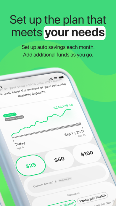 Mostt: Save & Invest for Kids iPhone screenshot 4 - Finance app