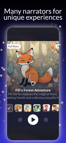 Bedtime stories: AI Whisper Screenshot 2 of 4