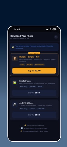 PassportSnap:Passport ID Photo iPhone screenshot